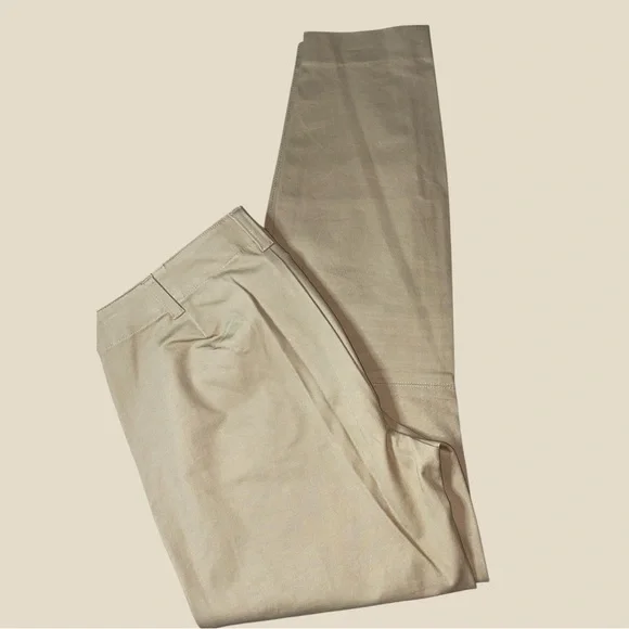 NWOT LAUREN by RALPH LAUREN CLASSIC SKINNY CROPPED W/ZIPPER PANTS•S/4 - Picture 3 of 13